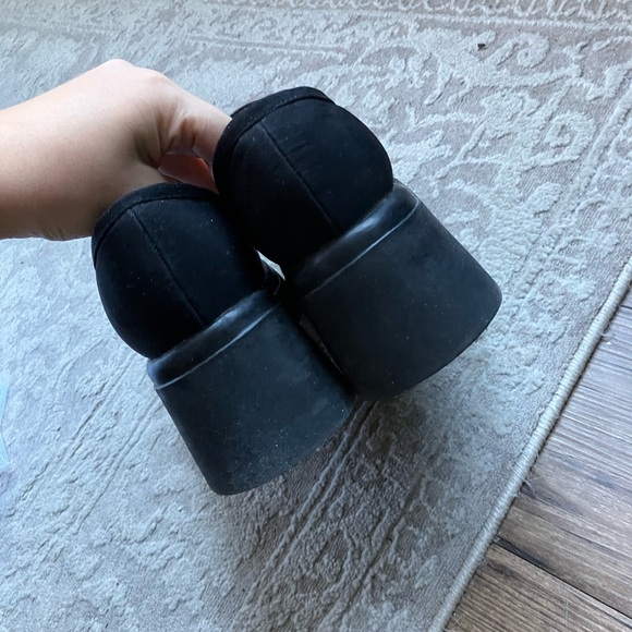 Steve Madden Vintage 90’s Black Platform Sugar Loafers - Picture 6 of 7